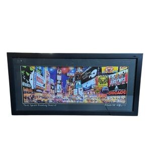 New York Times Square 3D Broadway Framed Art